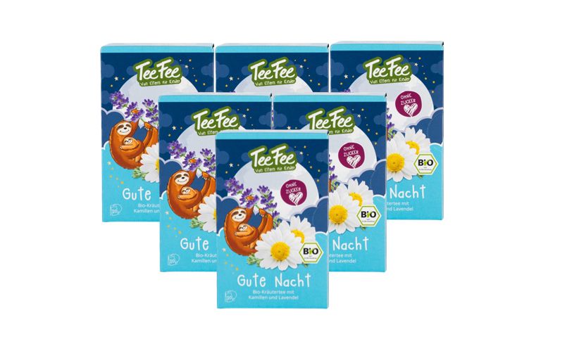 TeeFee - Gute Nacht Bio Kräutertee mit Kamille Kindertee | Set