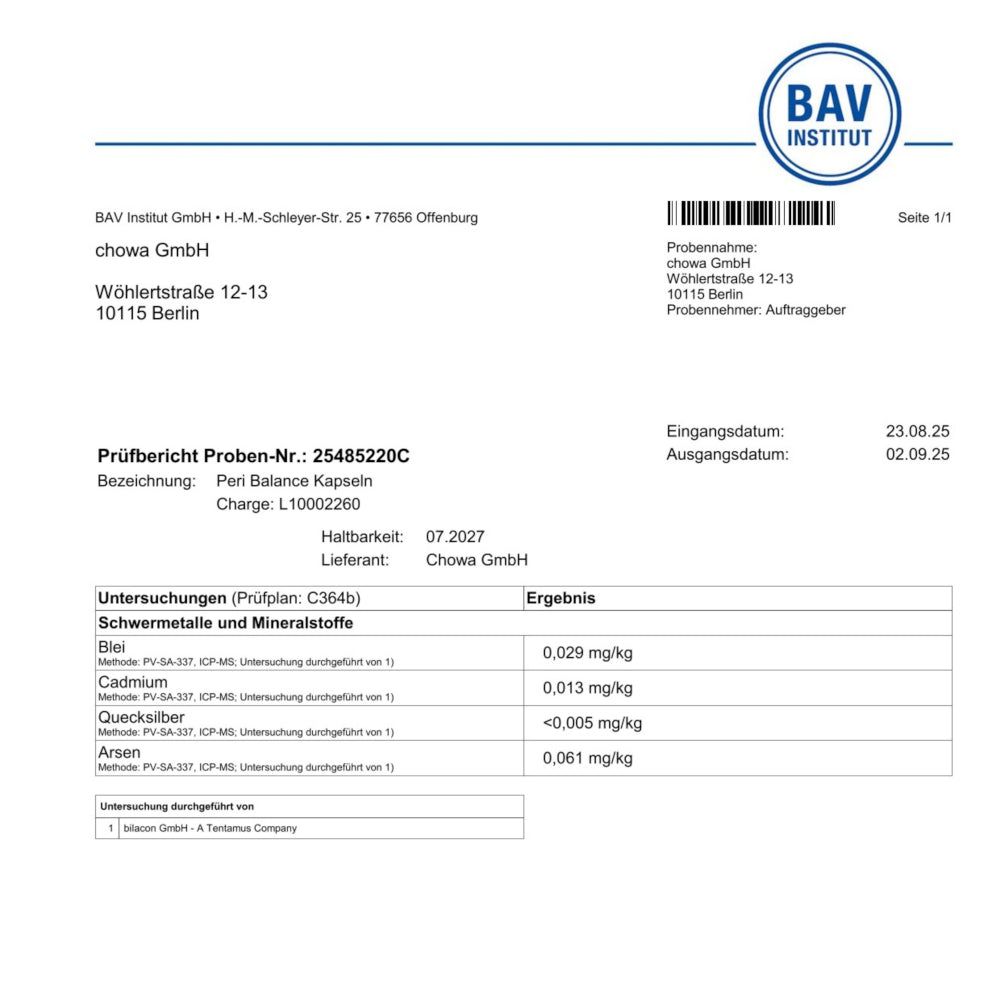 XbyX® Peri Balance Kapseln - Reishi, Mariendistel & Mönchspfeffer