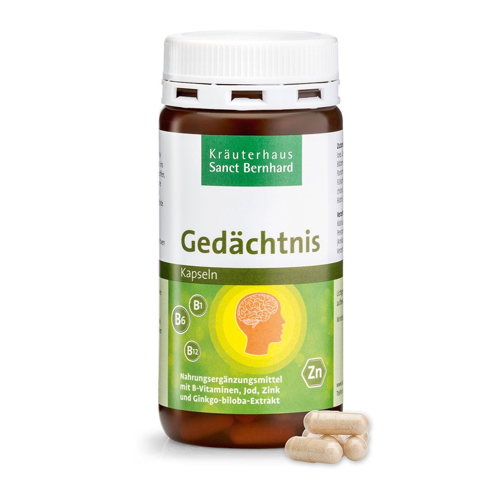 Sanct Bernhard Gedächtnis-Kapseln 180 St Kapseln