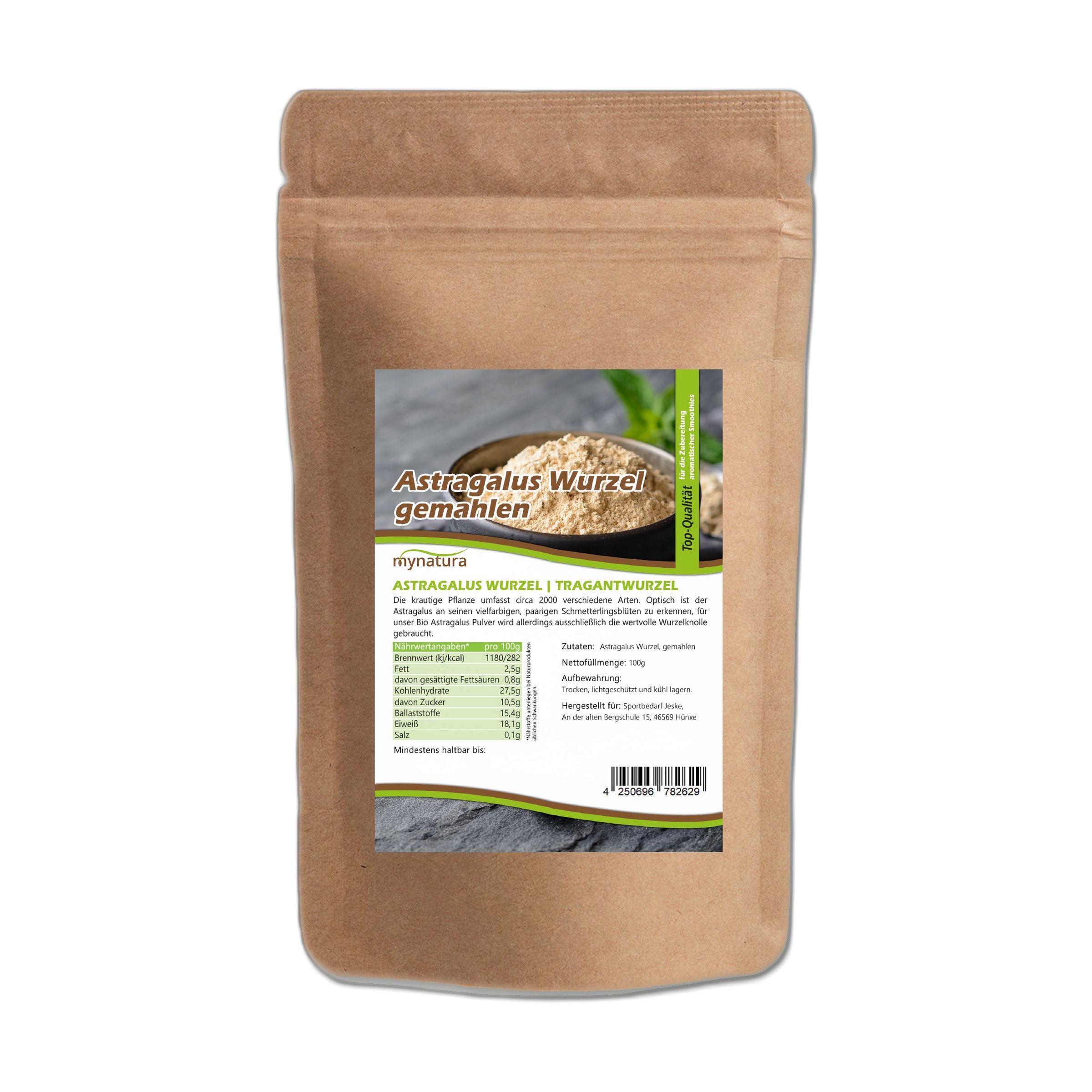Mynatura Astragalus Wurzel Pulver 1000 g