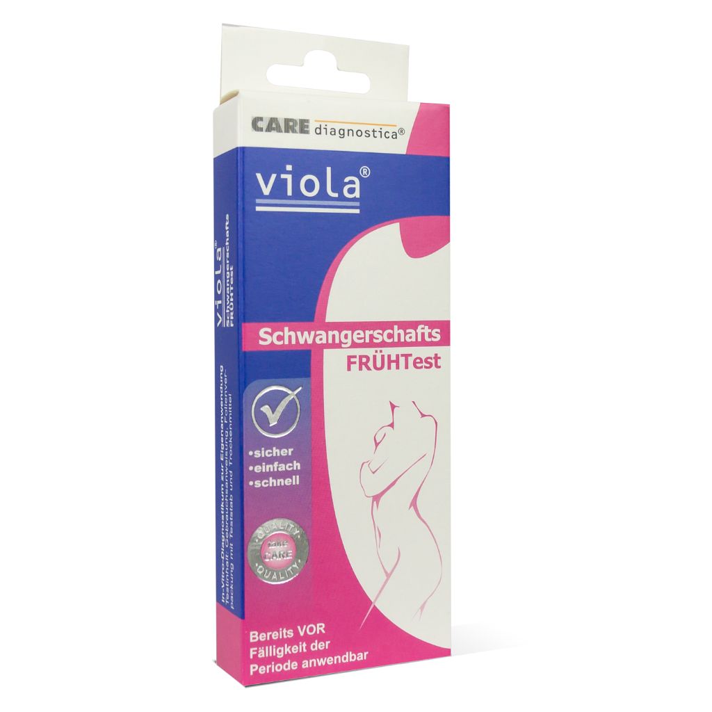 Schwangerschaftsfrühtest Viola® - Bereits vor Fälligkeit der Periode