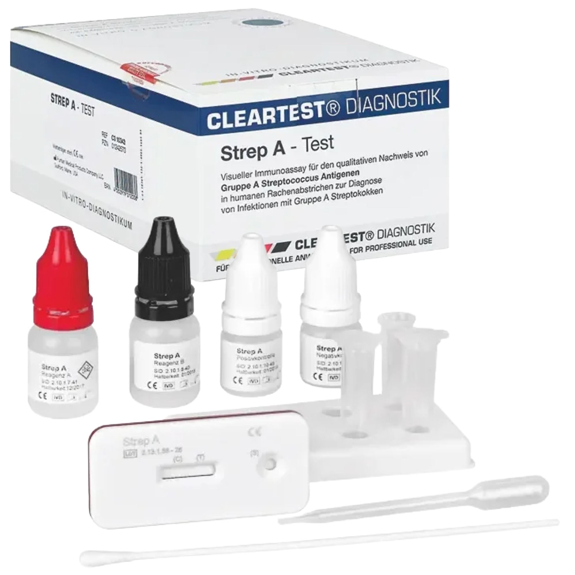 Cleartest Strep-A Teststreifen 5 St Test