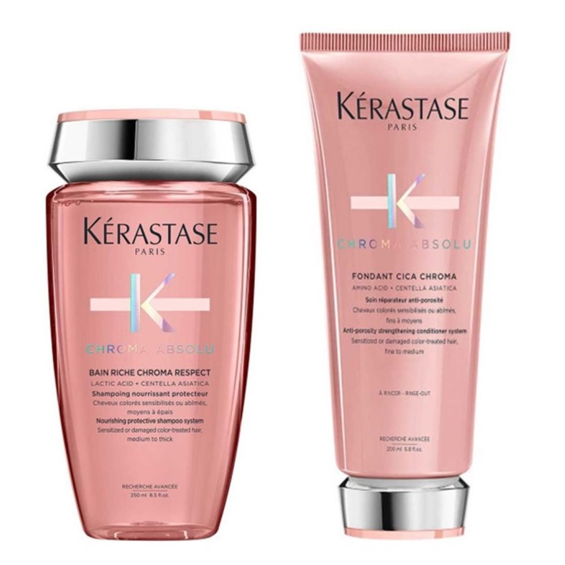 Kérastase Chroma Absolu Riche Bundle (Bain / Fondant) 450 ml