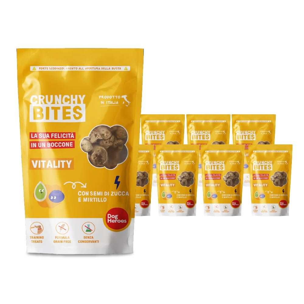 Dog Heroes Crunchy Bites Vitality Multipack 8x