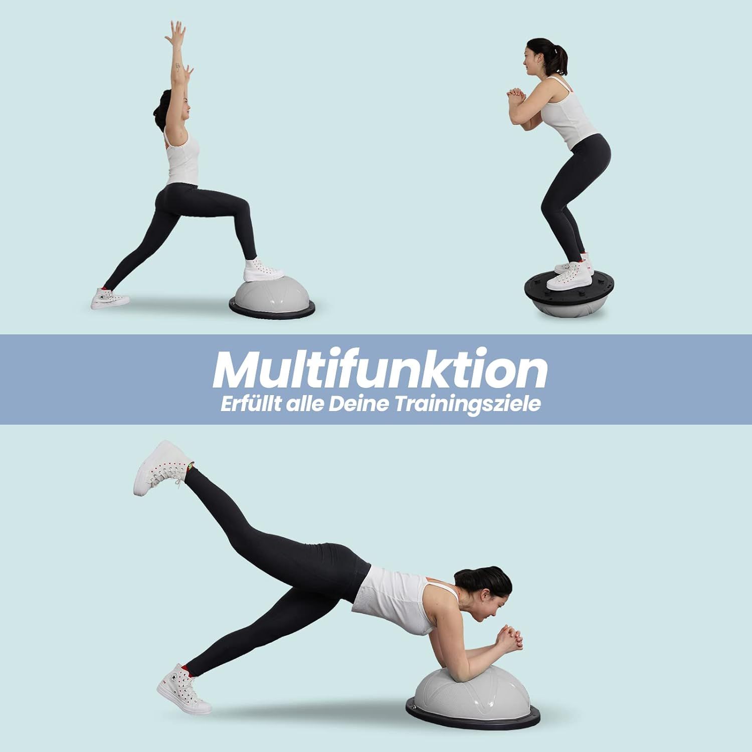 DH FitLife Yoga Gleichgewichtstrainer mit Pumpe