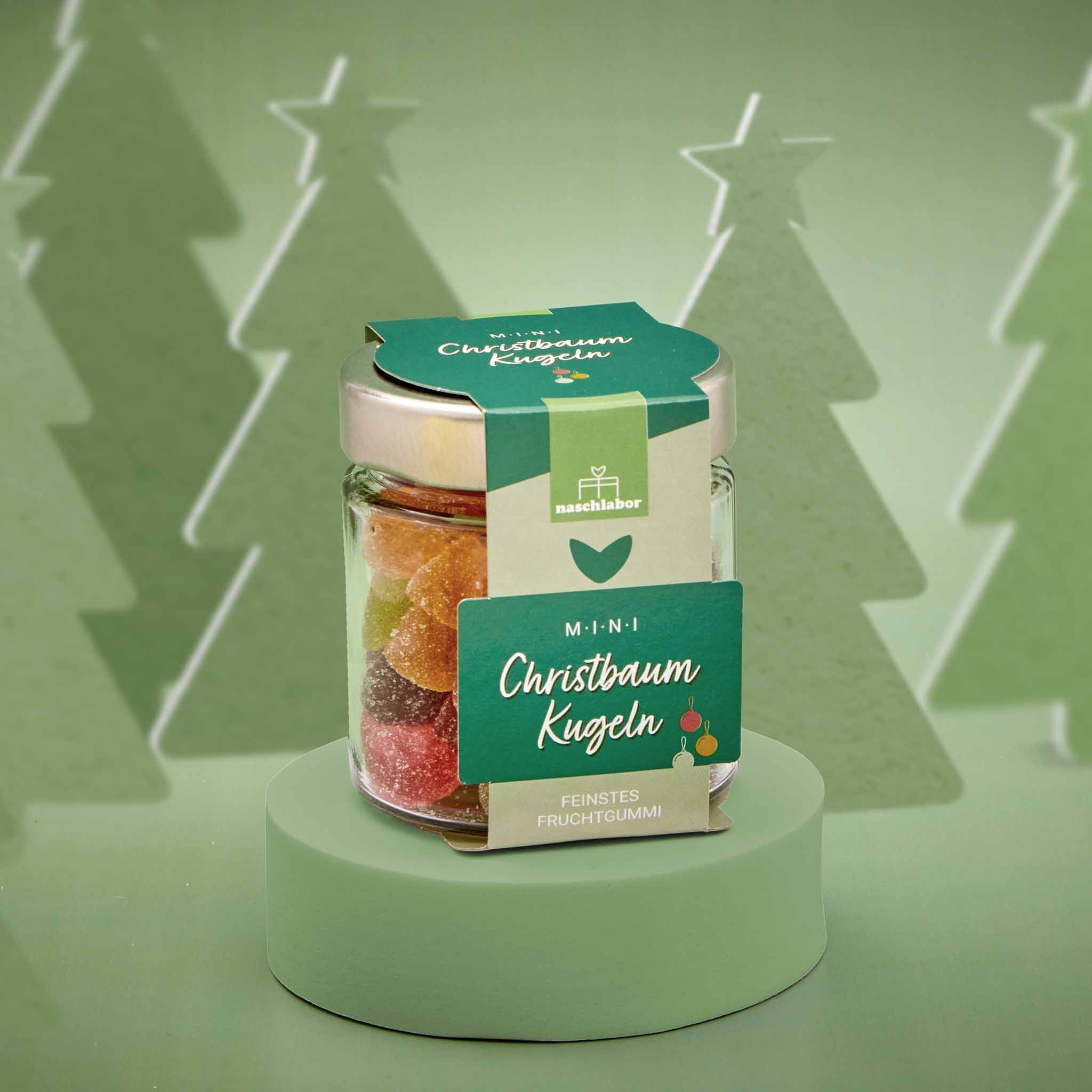 naschlabor Christbaumkugeln Fruchtgummis - Groß-Verpackung