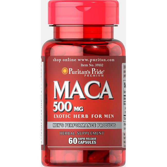 Puritan's Pride Maca 500 mg mit schneller Freisetzung 60 Pc