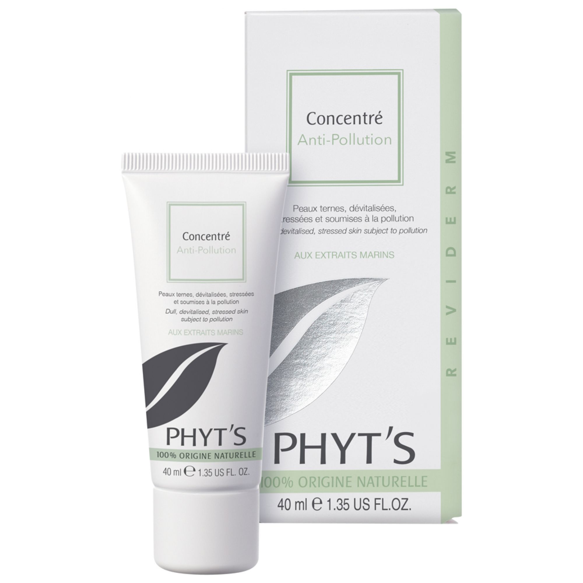 Phyt's Reviderm Anti-Verschmutzungs-Konzentrat Organisch 5,8x3,3x13,7 cm