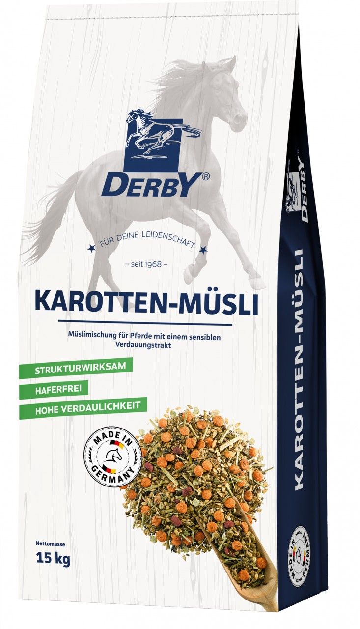 Derby Pferdefutter Karotten-Müsli