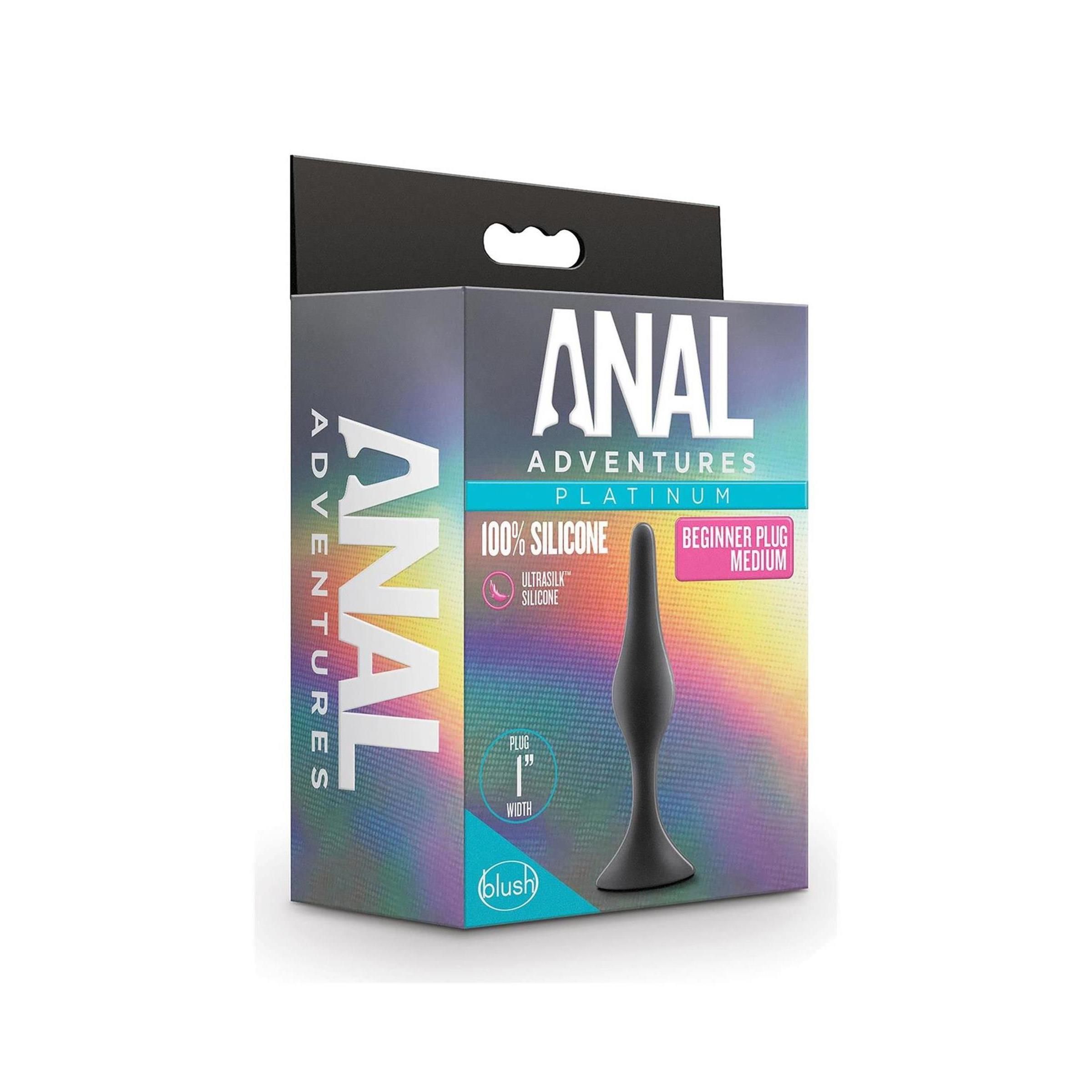 Blush - ANAL ADVENTURES PLATINUM SILICONE BEGINNER Plug