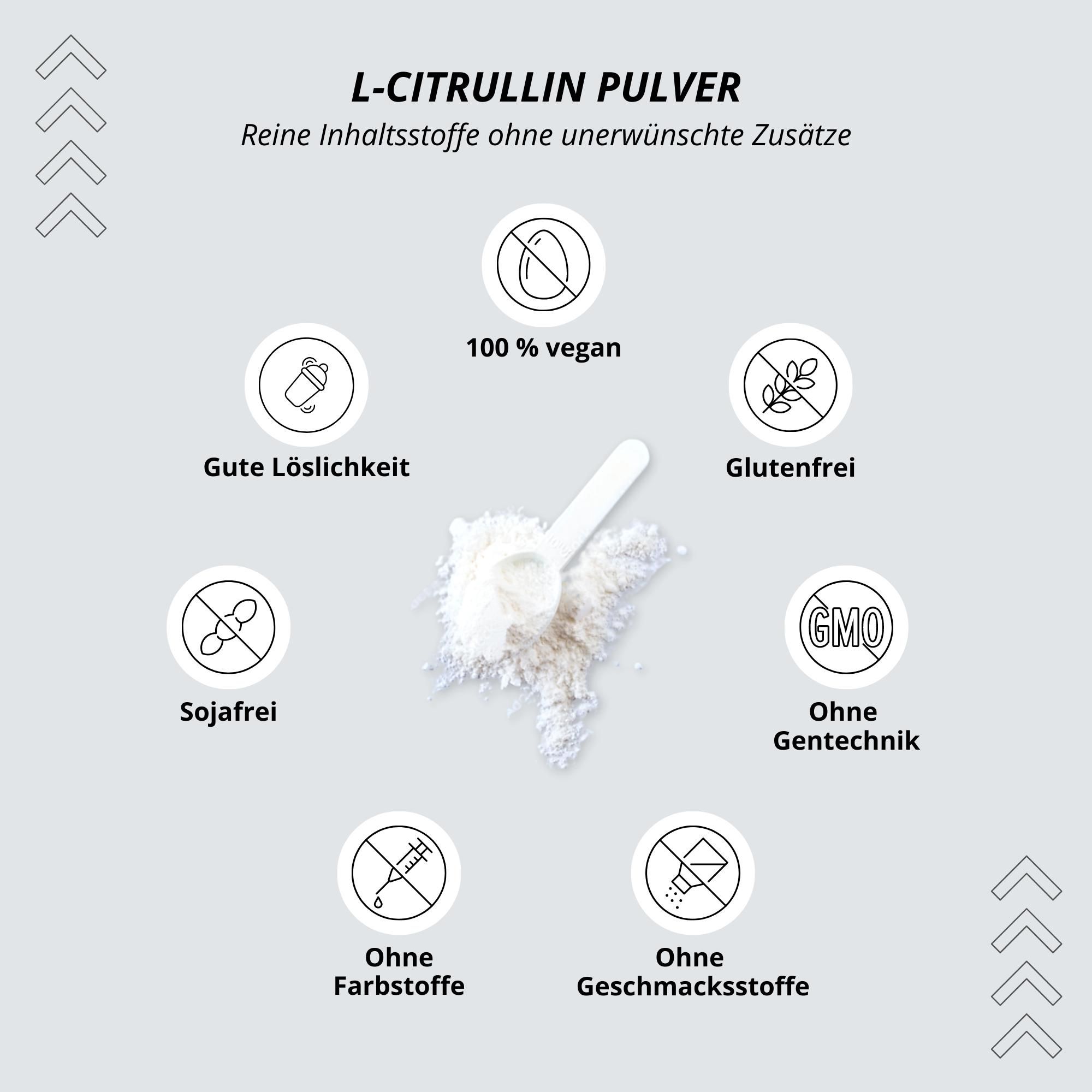 nutri+ L-Citrullin Malat Pulver 1000g Aminosäuren