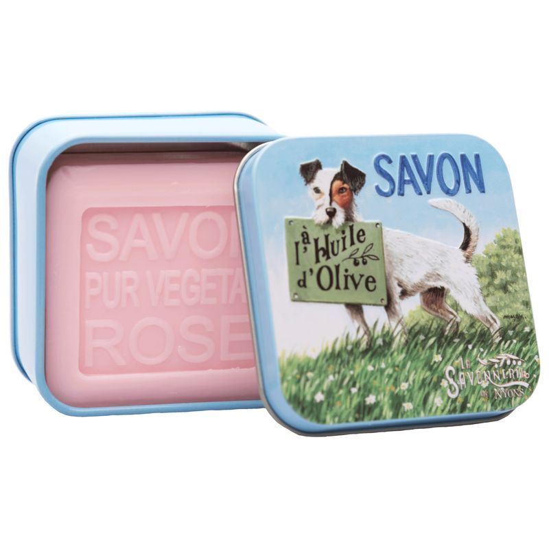 La Savonnerie de Nyons - Metallbox mit Seife - Jack Russell