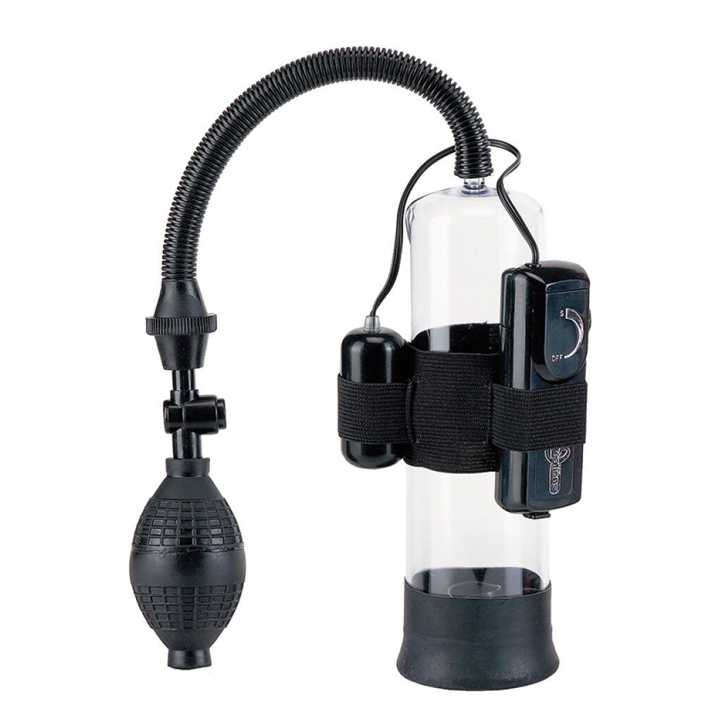 Penispumpe "Powerpump" mit Vibration | Effektives Potenz-Training | Seven Creations