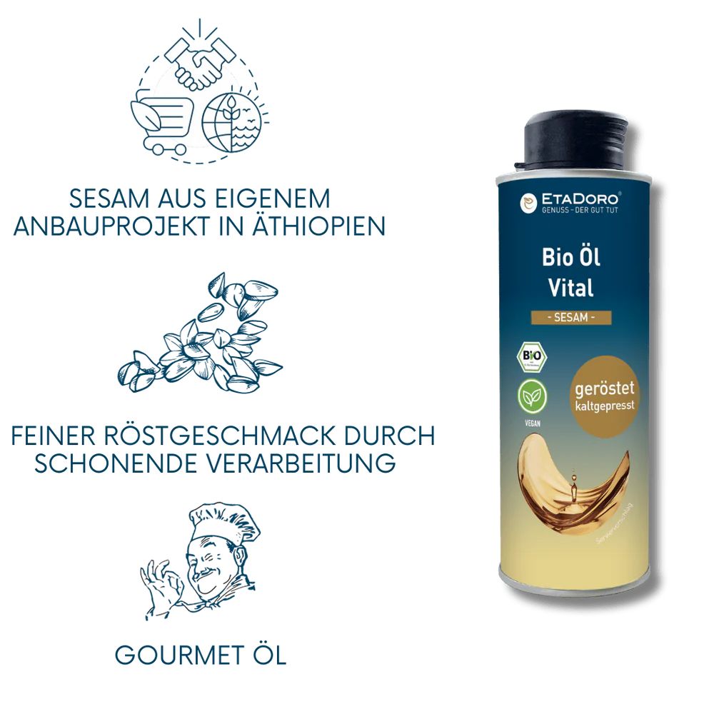 ETADORO Bio Sesamöl geröstet