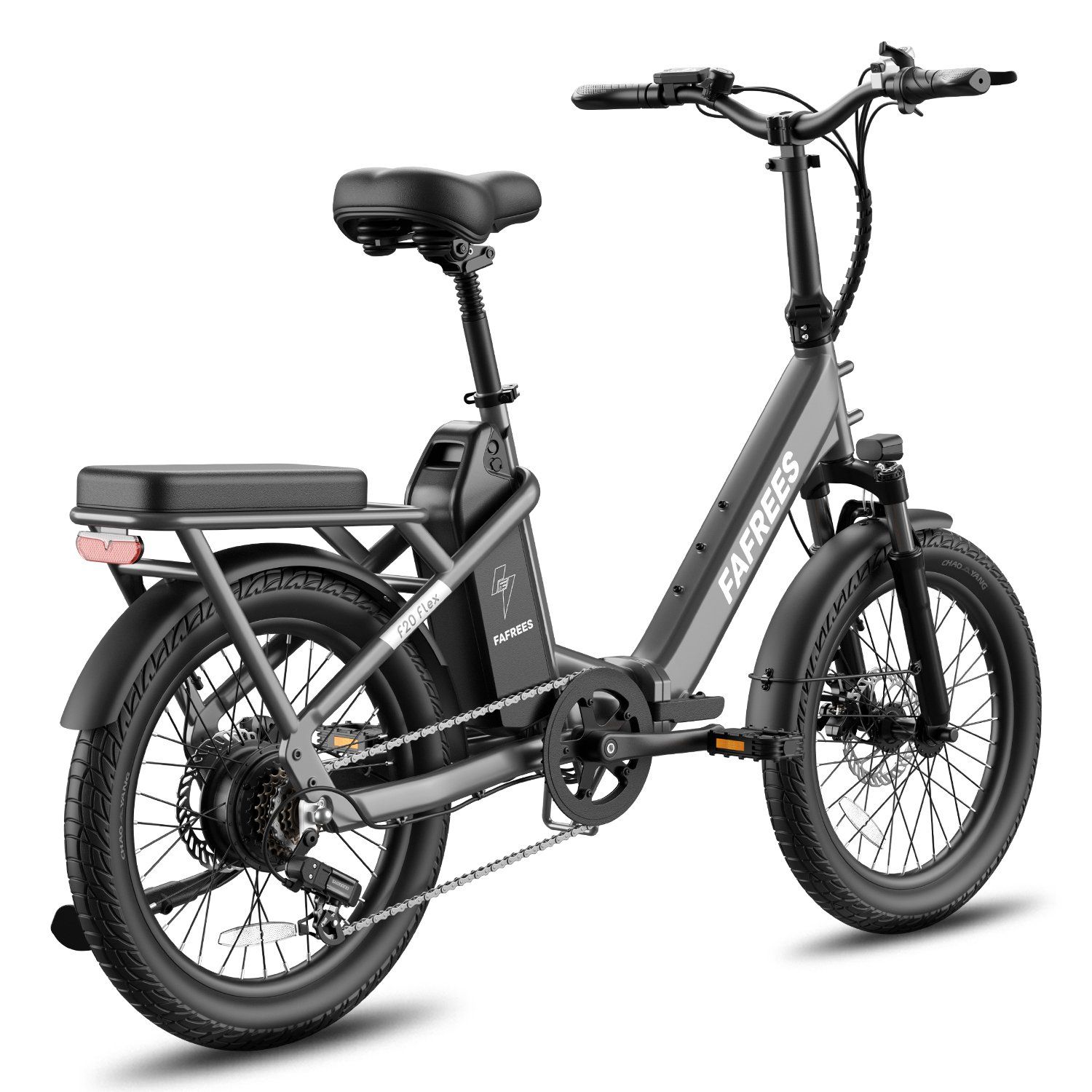 FAFREES F20 Flex Faltbares E-Bike, 25-Ah-Akku (herausnehmbar), 7-Gang-Schaltung