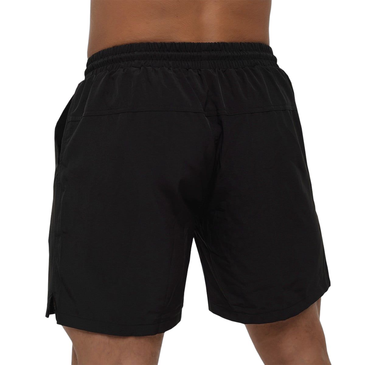 GymBeam Badeshorts für Männer mit Kordelzug und Taschen in Black