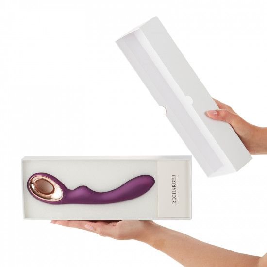 Lumunu G-Punkt Silikon Vibrator S6 (Lila & Roségold)