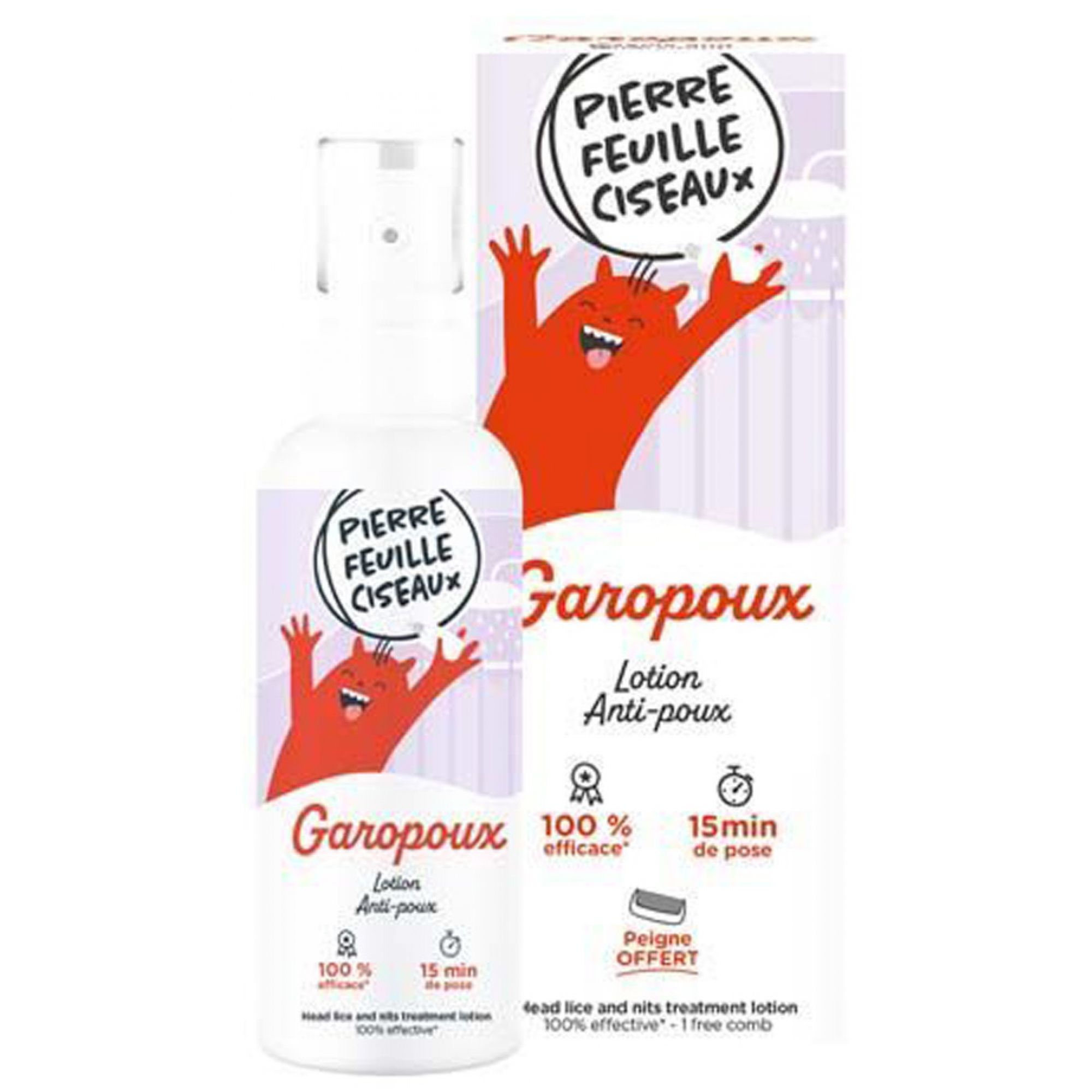 Pierre Feuille Ciseaux Anti-Läuse-Lotion