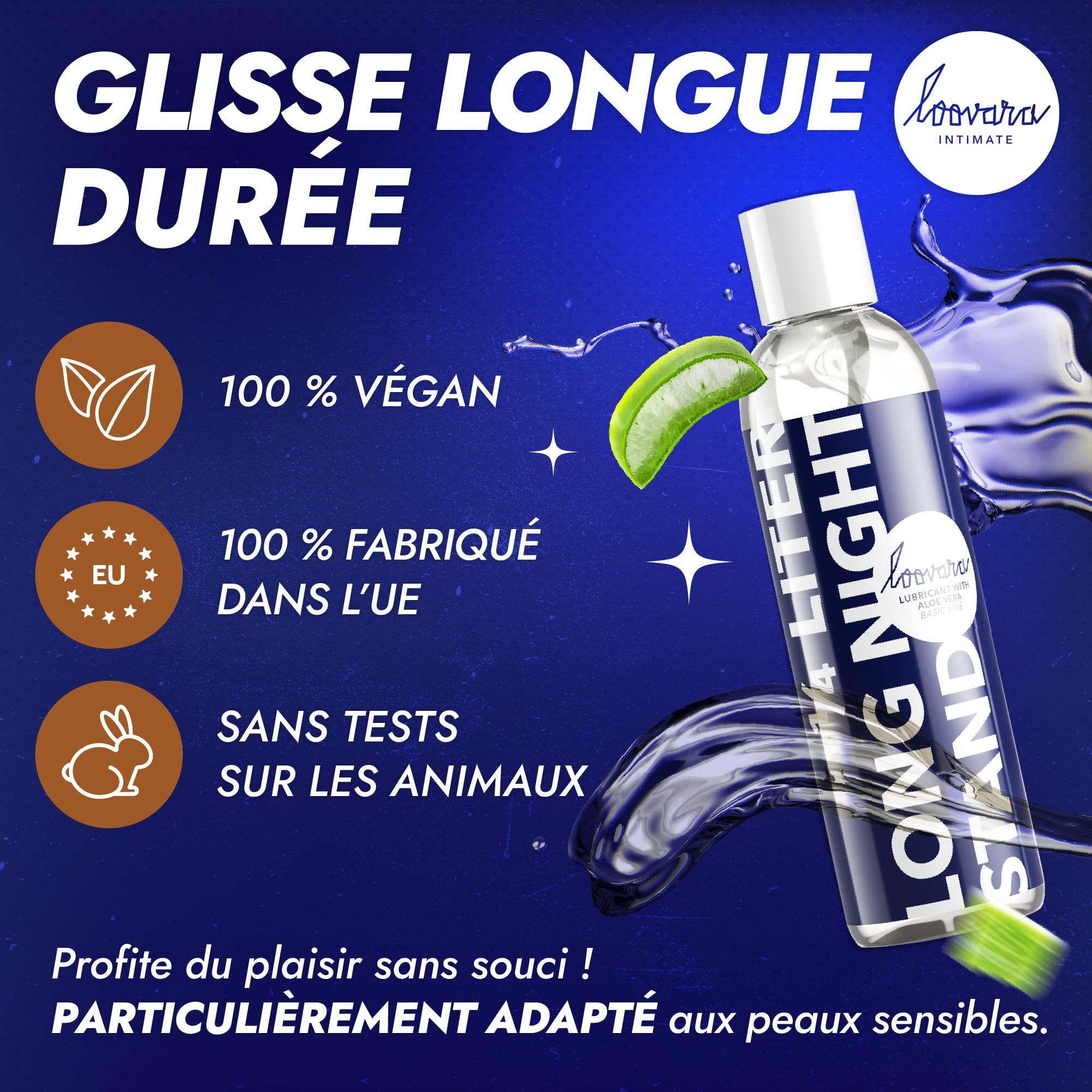 LOOVARA 1/4 Liter Long Night Stand: 100% vegan, EU-hergestellt, tierversuchsfrei.