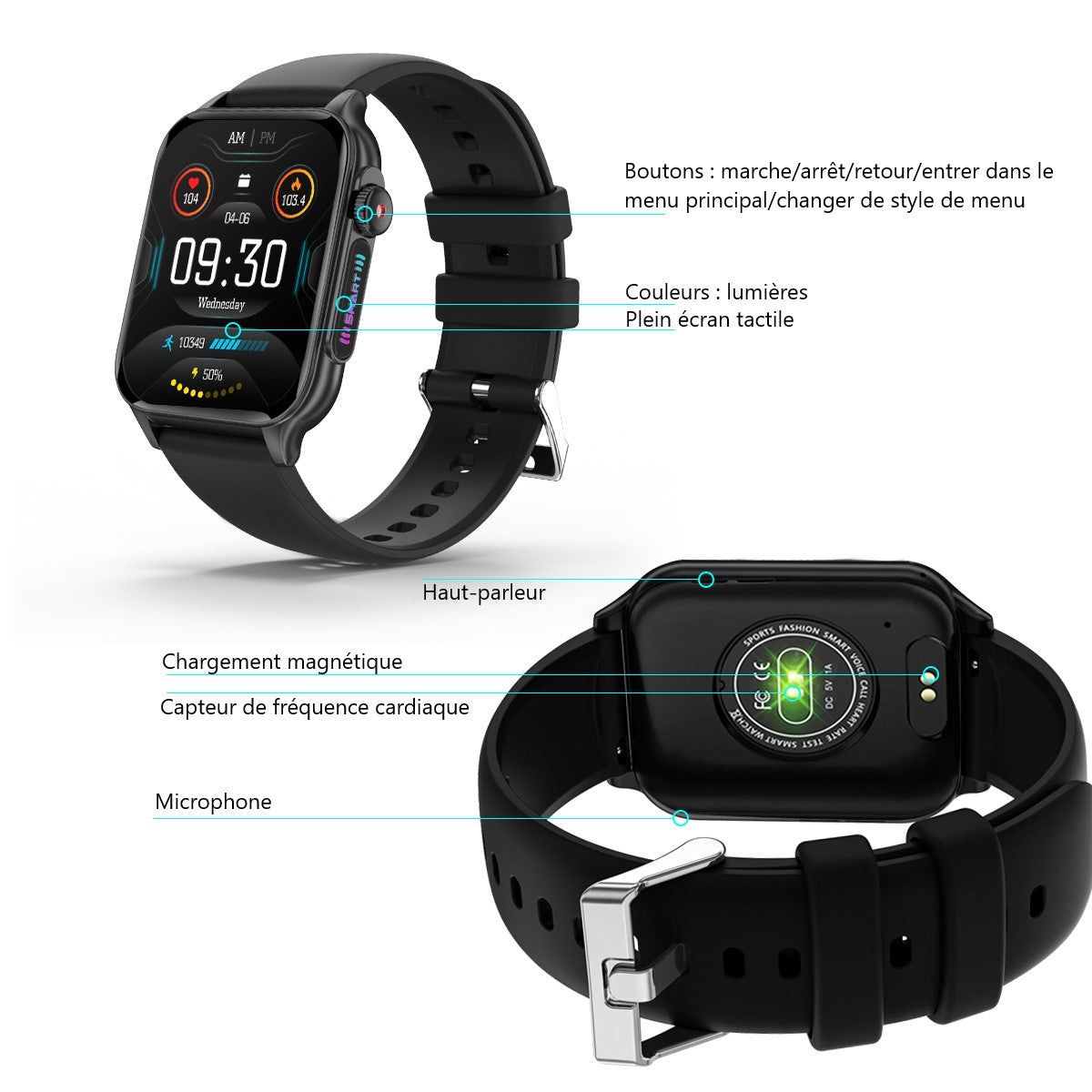 Platyne Multifunktionale Smartwatch
