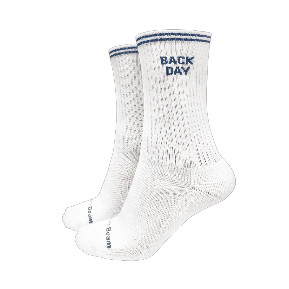 GymBeam Socken Unisex mit 3/4 Länge und nahtloser Spitze in Weiß