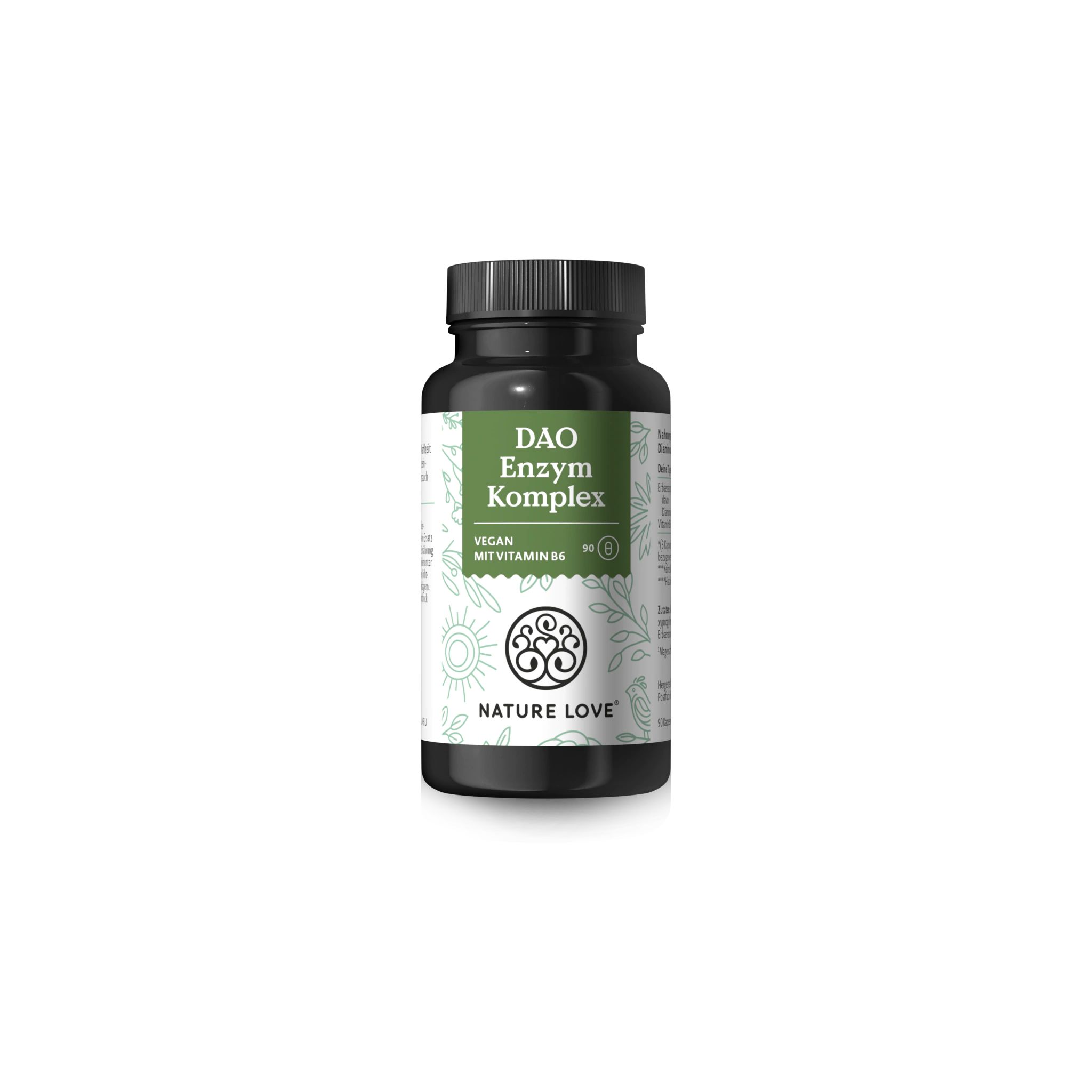 NATURE LOVE® DAO Enzym Komplex Kapseln