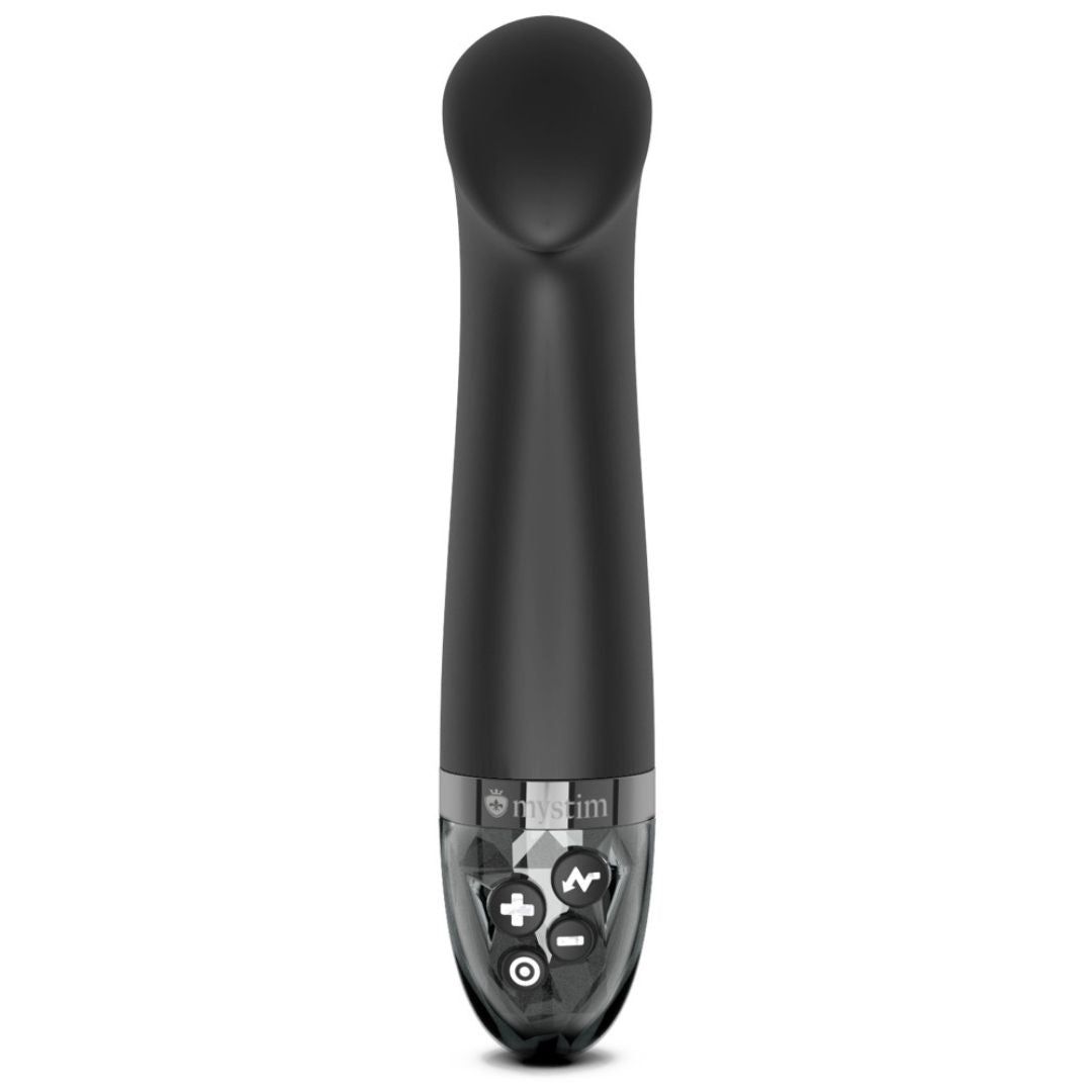 E-Stim Vibrator „Right on Ron“ mit E-Stim | Elektrostimulation in 5 Modi, 8 Vibrationsmodi | Mystim