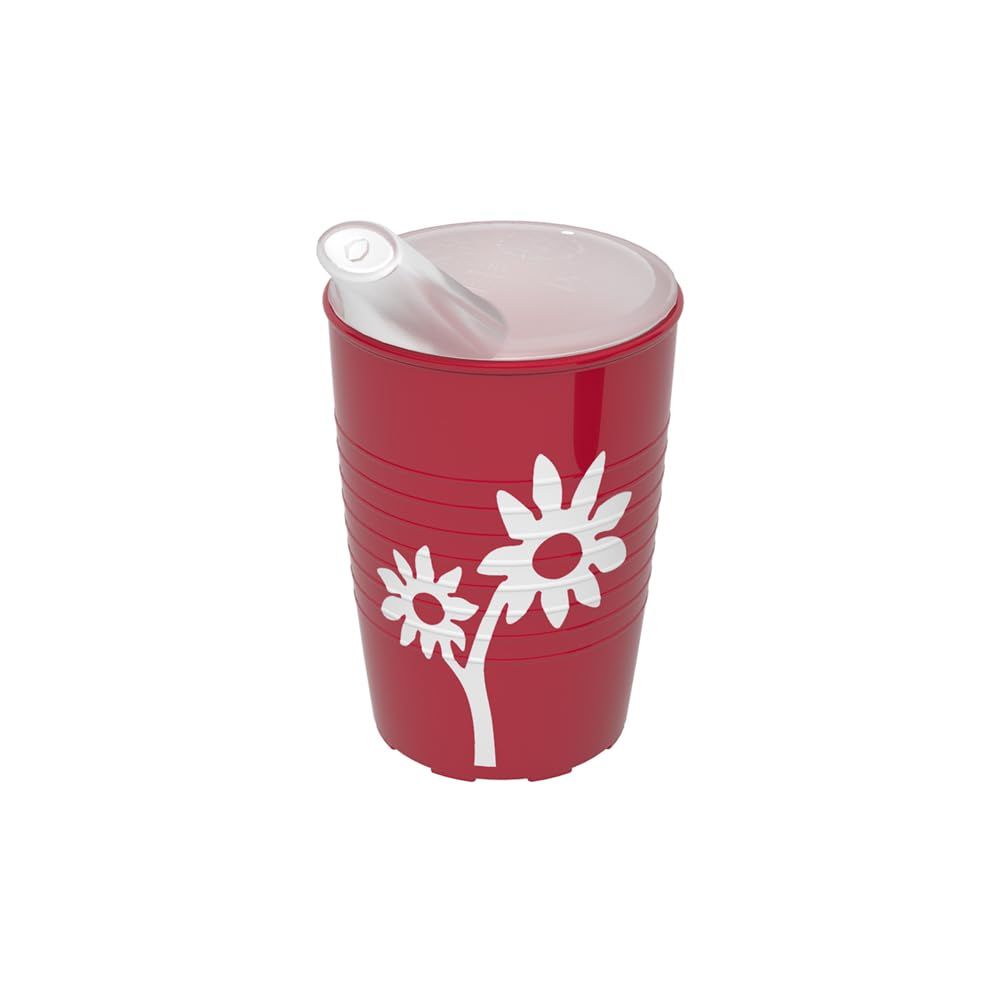 Ornamin Becher mit Antirutsch-Trick Blume Schnabelaufsatz kleiner Öffnung 1 St