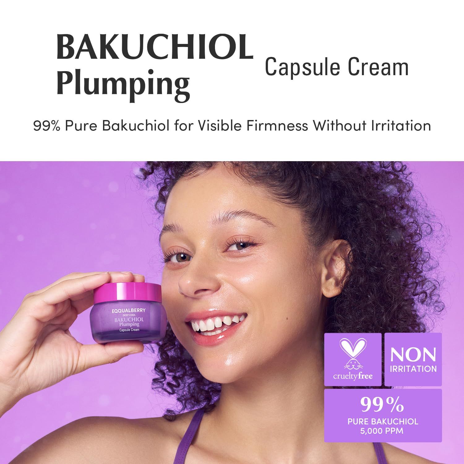 Eqqualberry Deep Cera Bakuchiol Plumping Capsule Cream