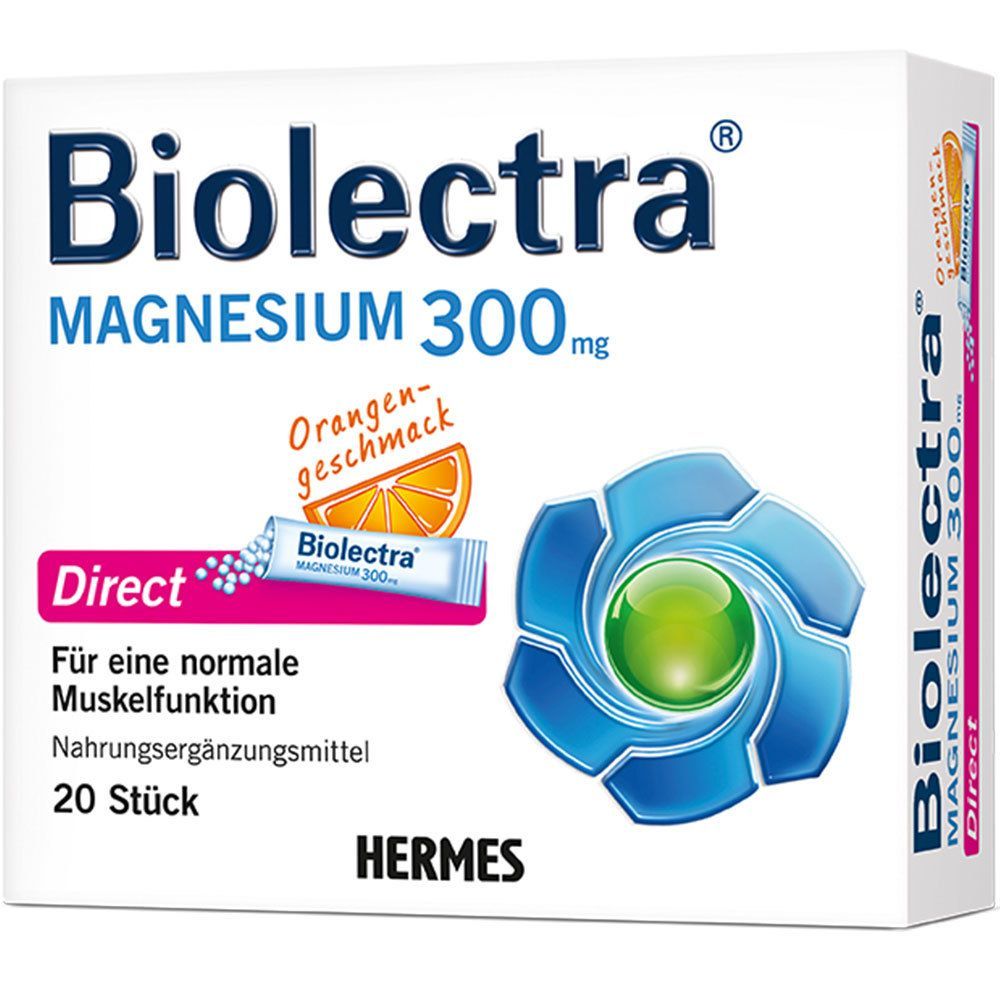 Biolectra® Magnesium 300 mg Direct Orangengeschmack