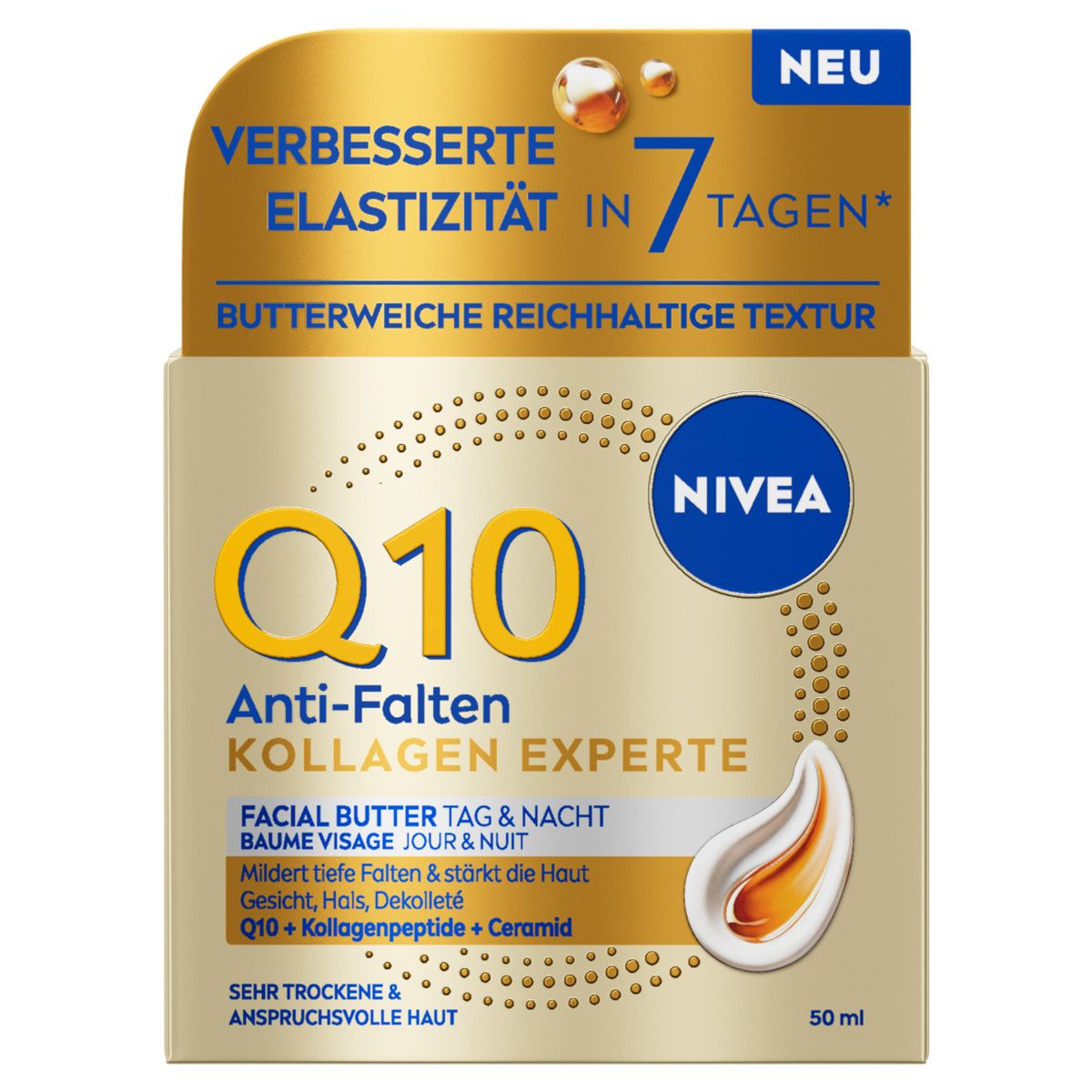 NIVEA Q10 Facial Butter Anti-Wrinkle Collagen Expert Day & Night