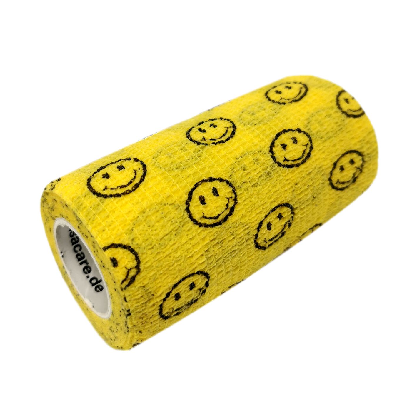 LisaCare kohäsive Bandage - Smiley Gelb - 10cm x 4,5m