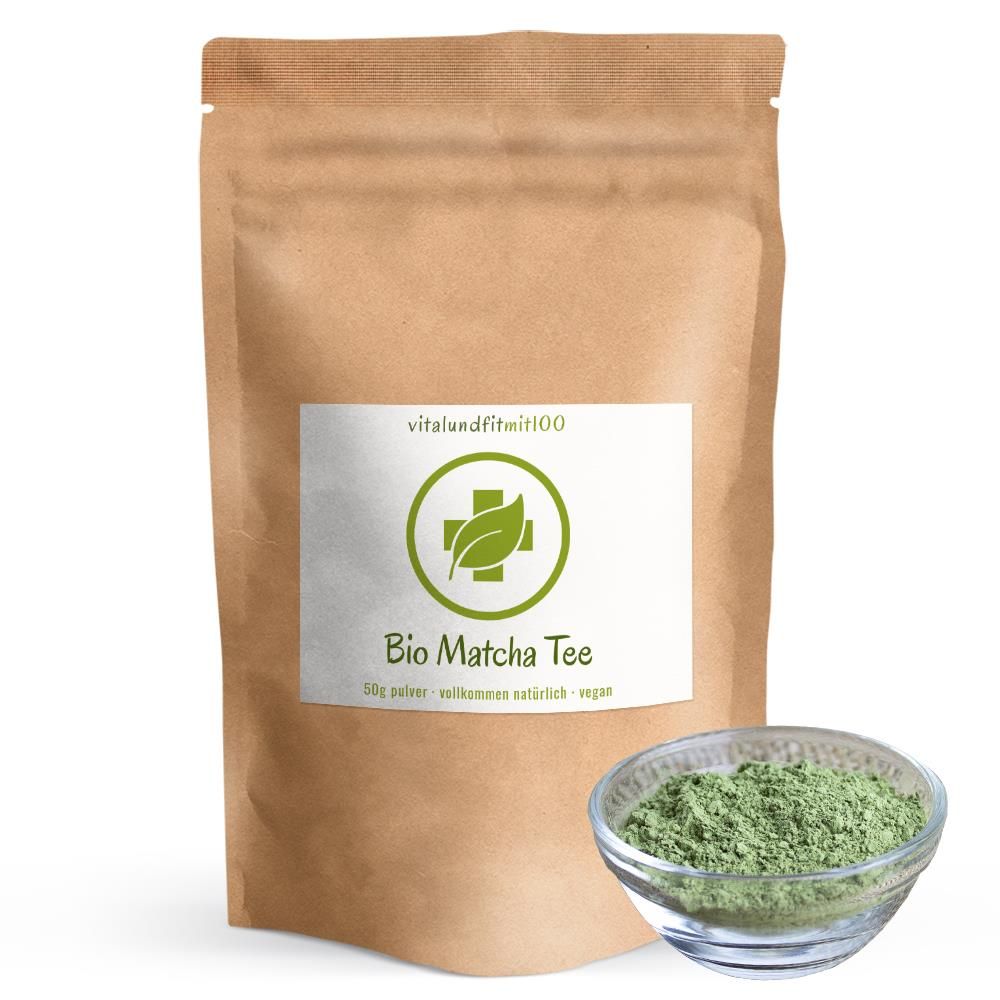 vitalundfitmit100® Bio Matcha Tee/Pulver