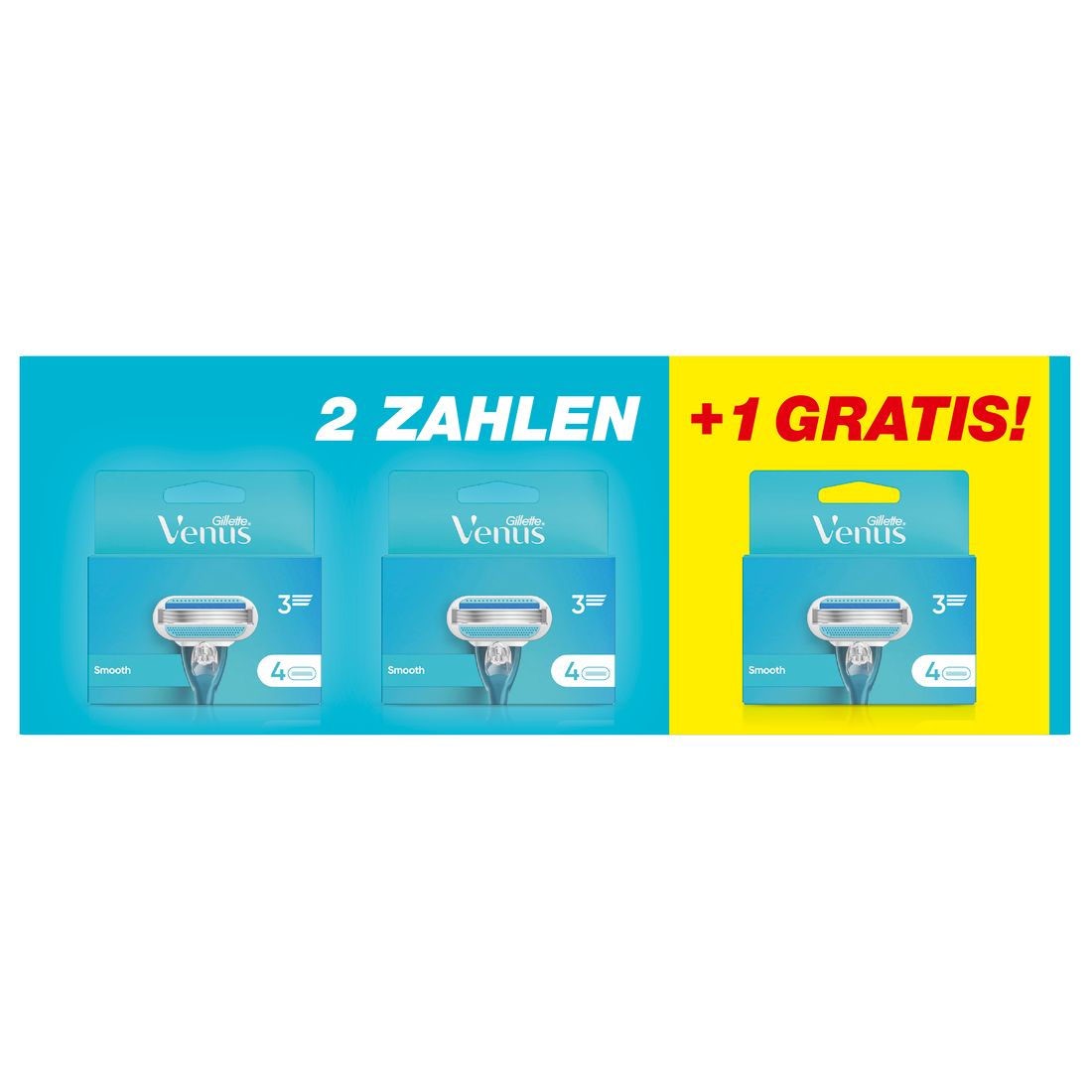 Gillette Venus - Damenrasierklingen "Smooth"
