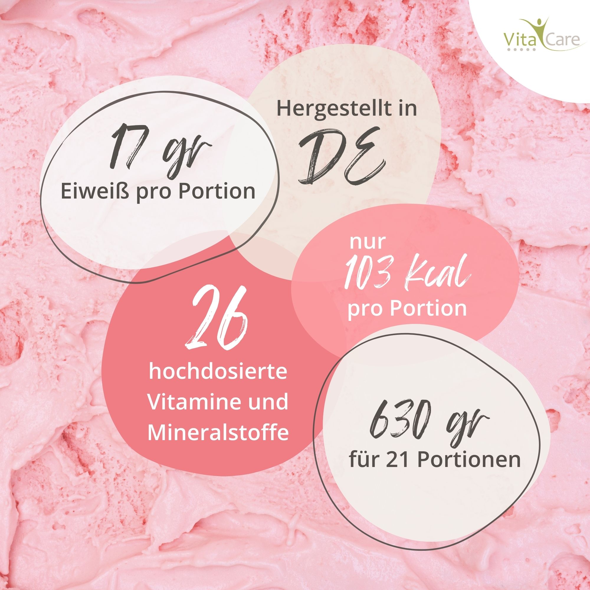 VitaCare DailyOne Protein Shake Erdbeere