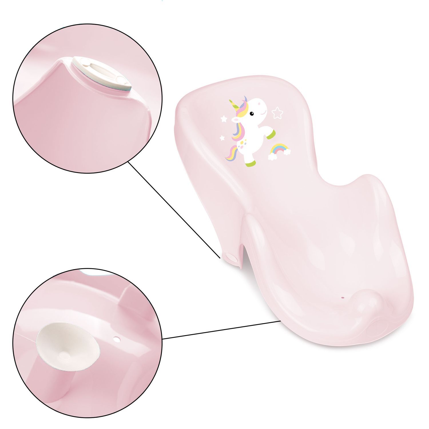 Babykajo Baby Badewanne mit Stöpsel. Baby Wanne 86cm