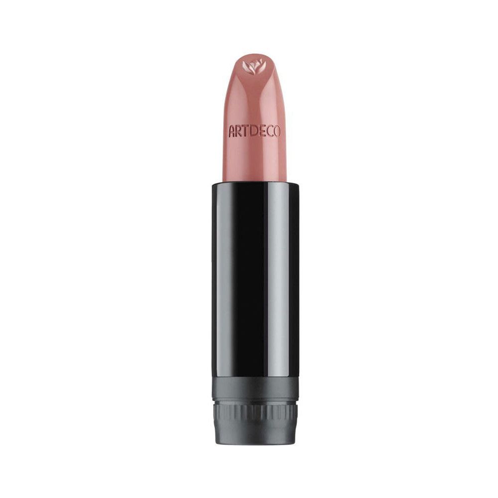 Artdeco Lippenstift Refill in hellem Rosaton mit schwarzem Schaft und silbernem Ring.