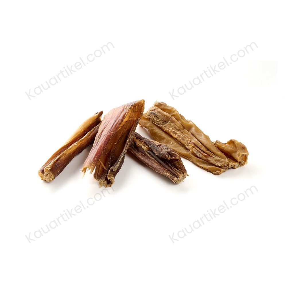 Getrocknete Pferde-Mägen als Hundekauartikel, hoher Proteingehalt, 100% Pferd, hypoallergen.