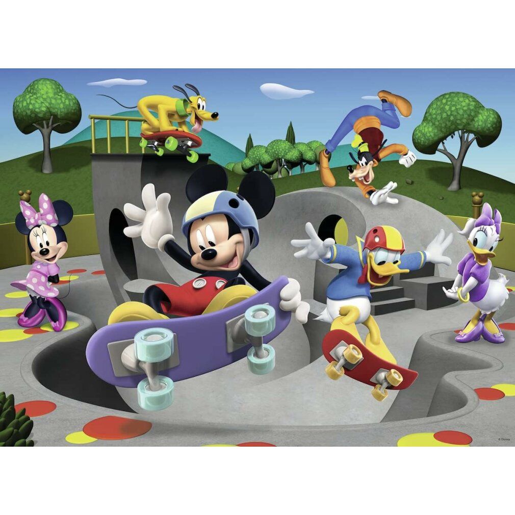 ravensburger Puzzle Mickey & Minnie: Im Skatepark xxl 100 Teile