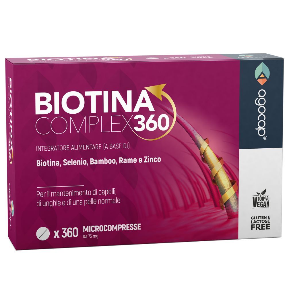 agocap - Integratore alimentare a base di Biotina, Zinco e Selenio per i capelli