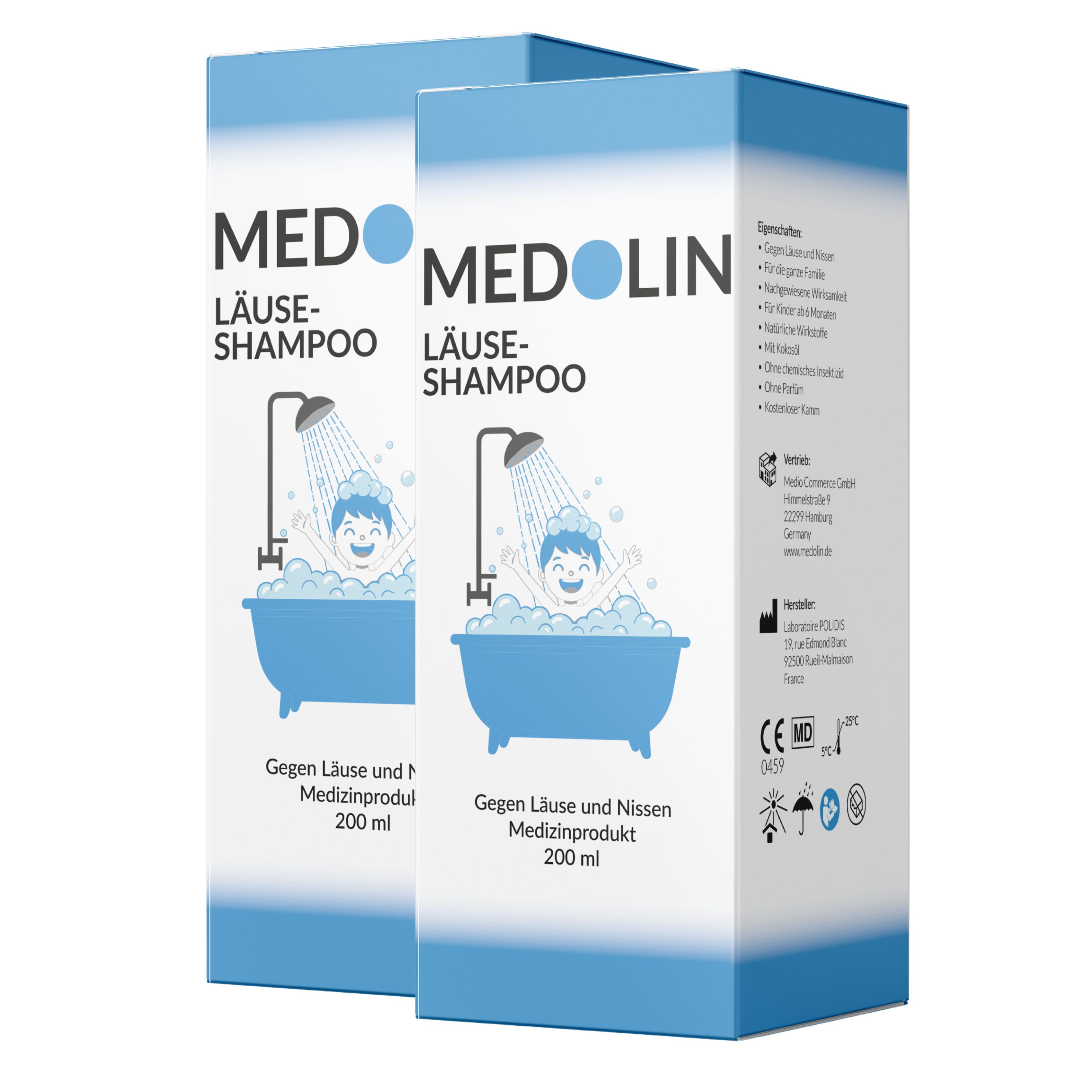 Medolin® Läuseshampoo 2x200 ml