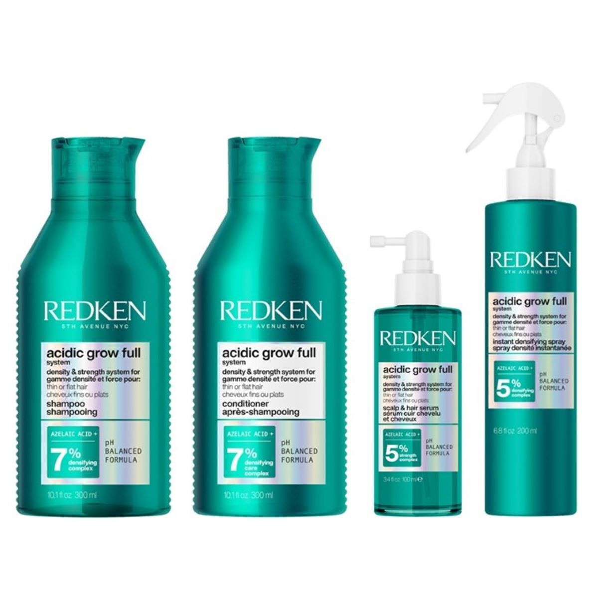 Redken Acidic Grow Full Bundle 4er Set 890 ml