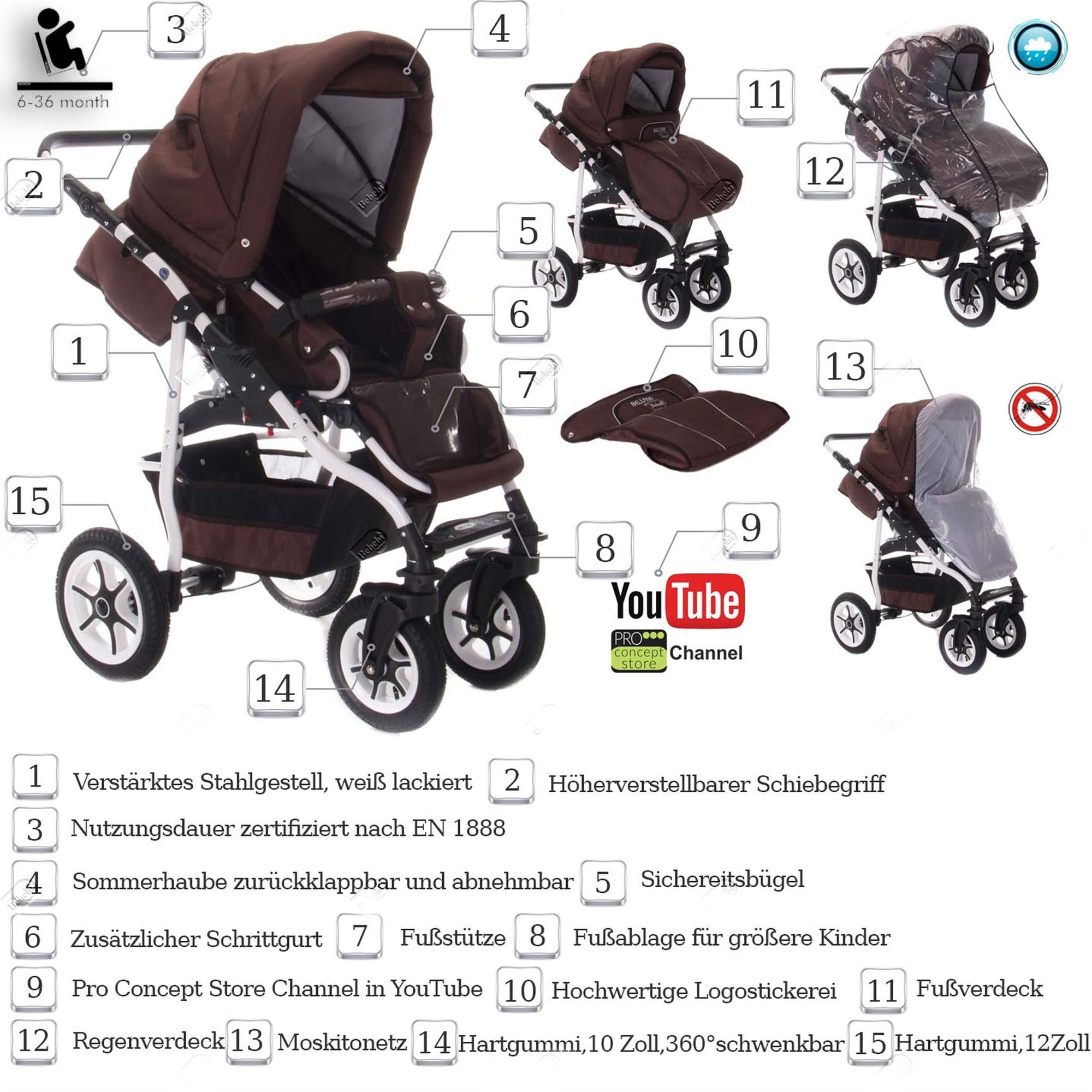 Ersatz-Set Für Kinderwagen Doona, Sitzbezug Und So Produktbild-Vorschau 9