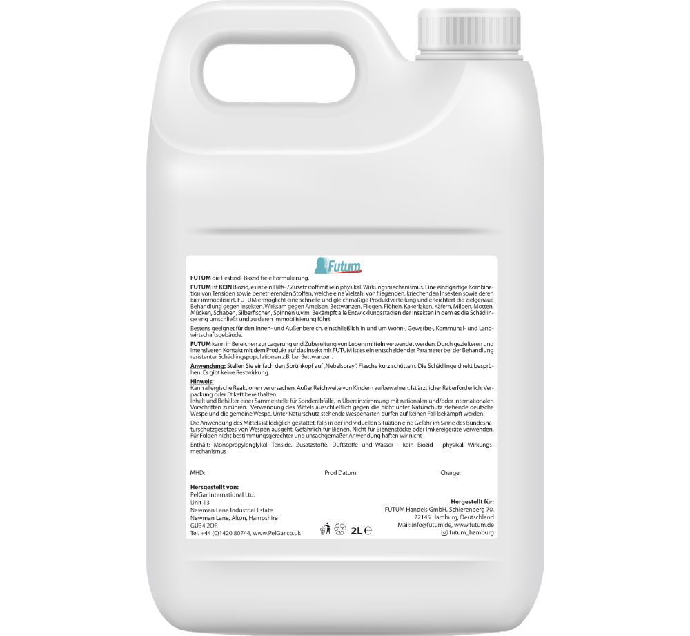 Futum 3x2L Milben- / Spinnenspray 6 l Spray