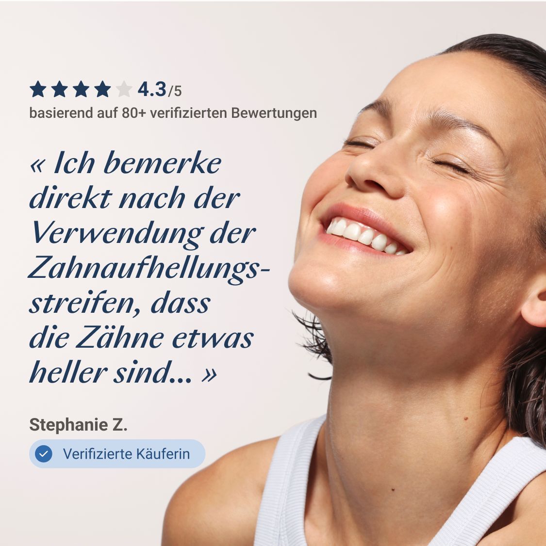ALPINE WHITE Sensitive Whitening Strips