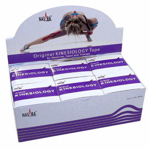 6x NASARA Kinesiologie Tape lila - Box