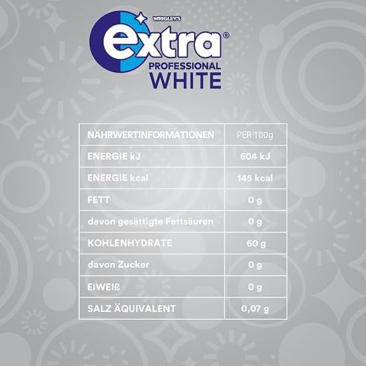 EXTRA PROFESSIONAL White Kaugummi Dose