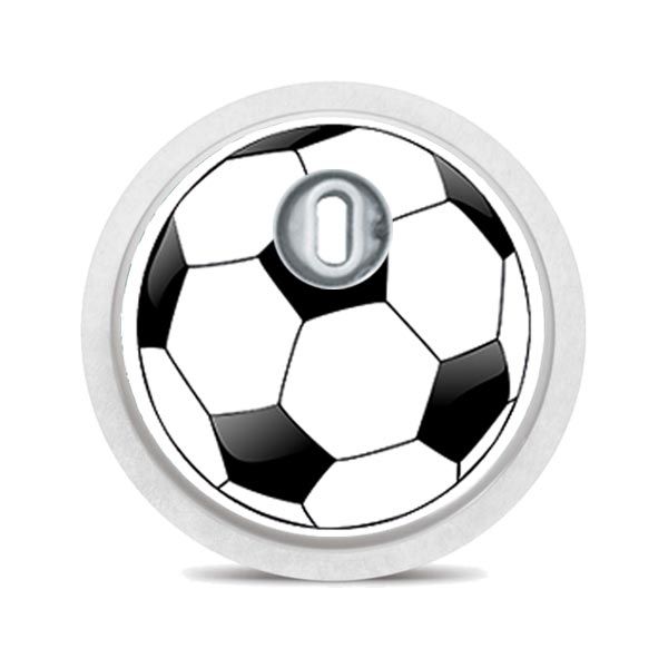 Runder Aufkleber mit Weltraum-Design in Lila, Blau und Rosa. Mit Loch in der Mitte.