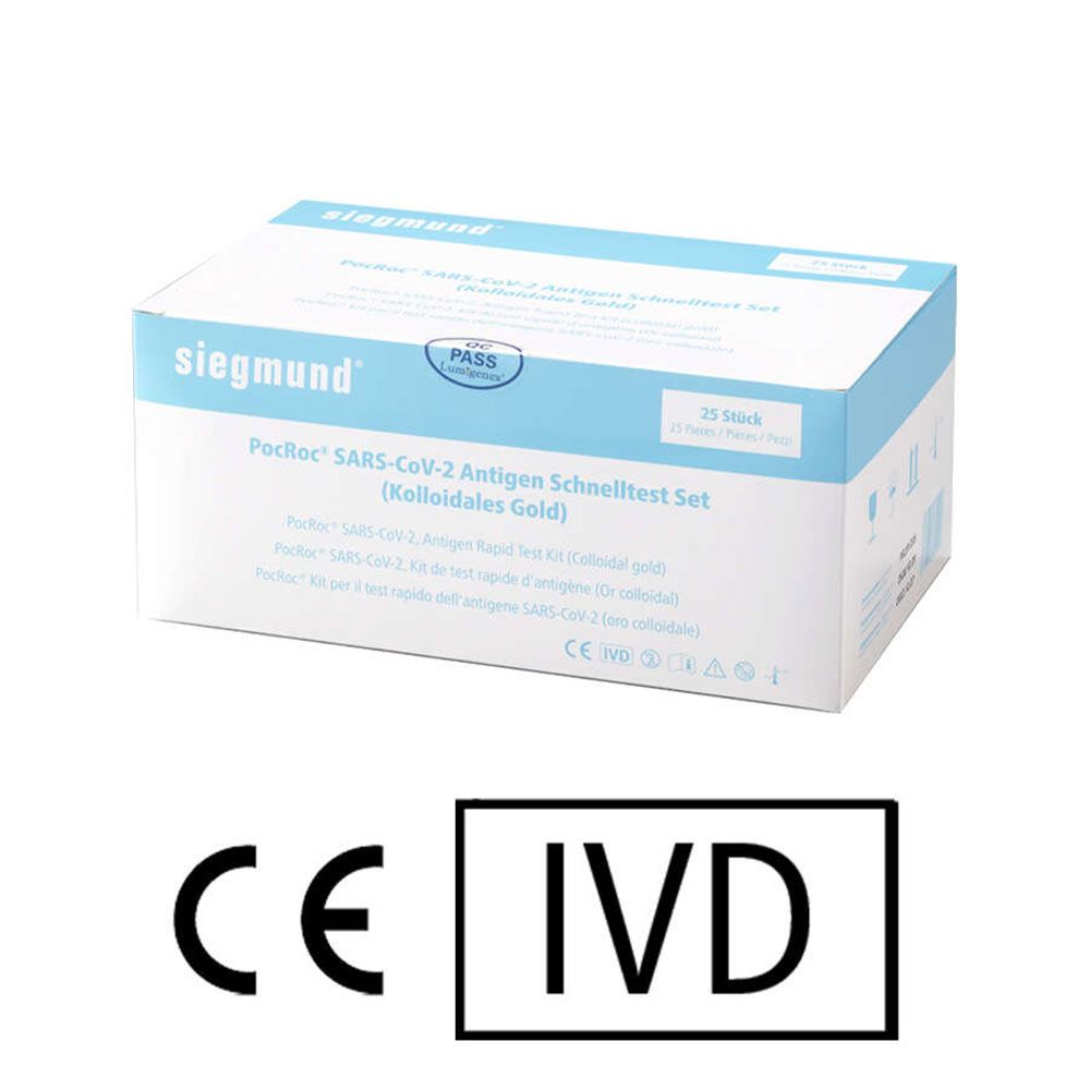 siegmund care PocRoc® SARS-CoV-2 Antigen Schnelltest Set
