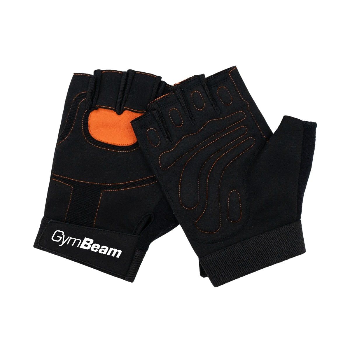 Fitnesshandschuhe Unisex Core mit Klettverschluss in Orange 1 St